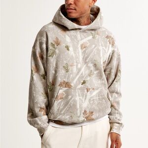 Off white camo popover essential hoodie